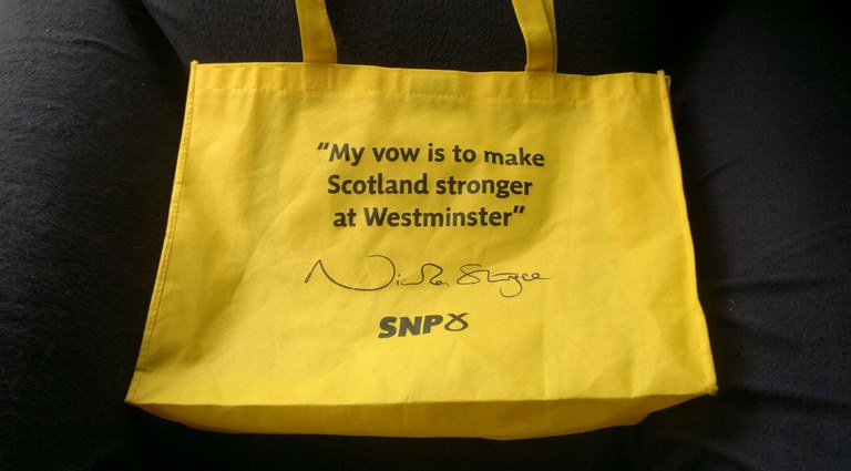 SNP Stronger for Scotland bag